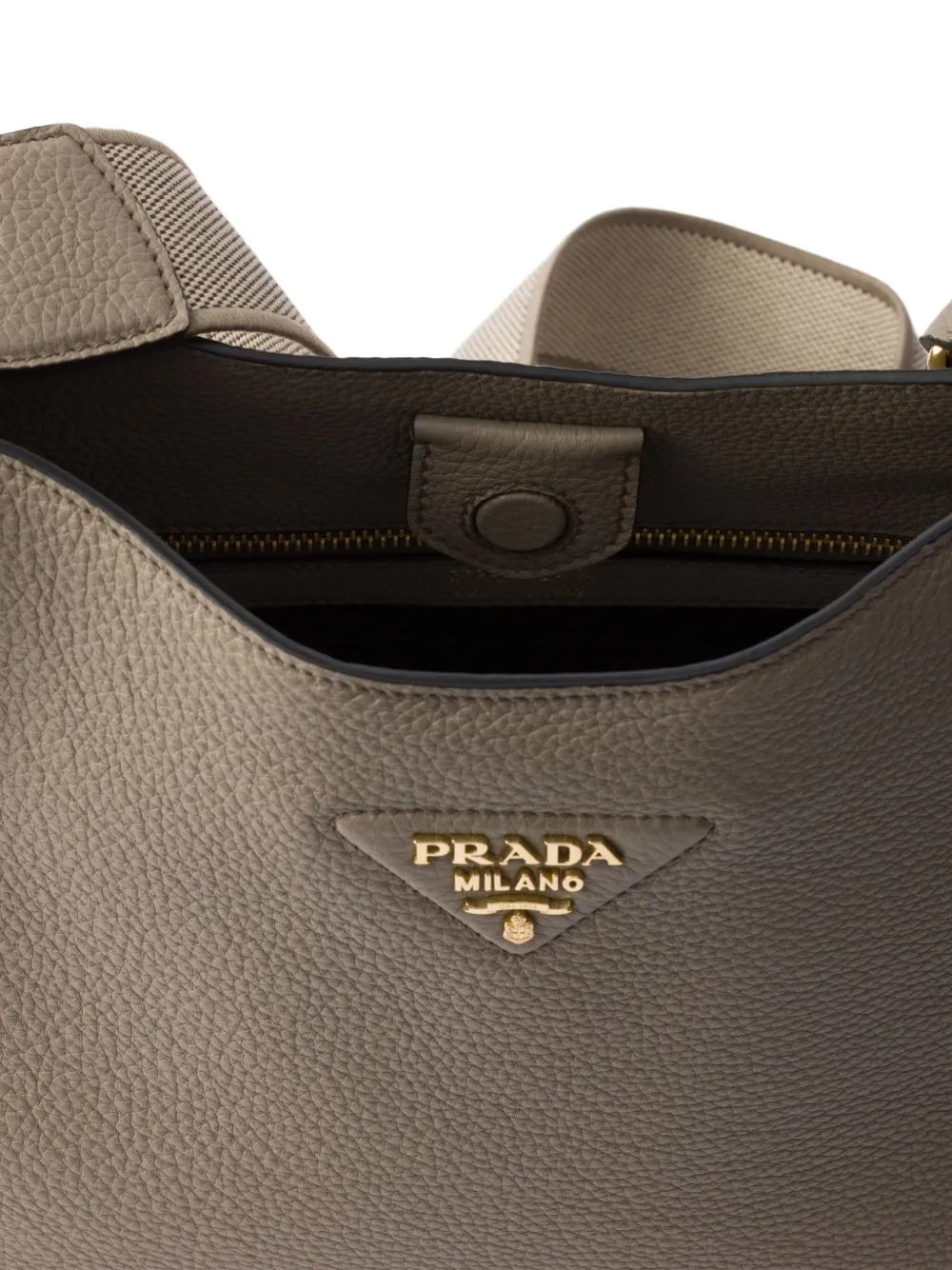 Prada Lily leren tas Bruin