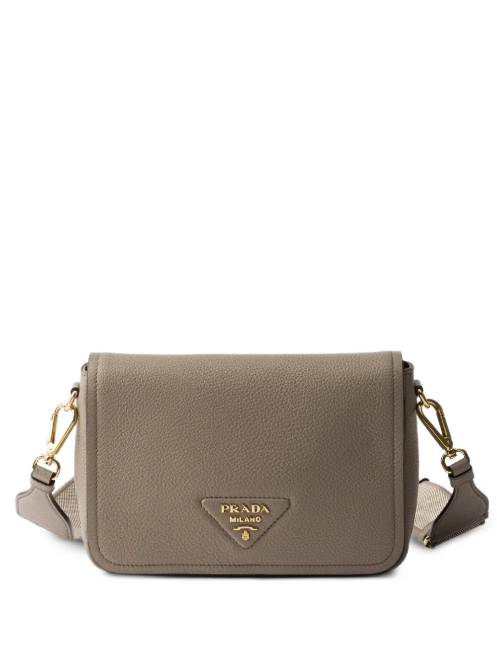 Prada レザーショルダーバッグ - ニュートラル Prada レザーショルダーバッグ - ニュートラル