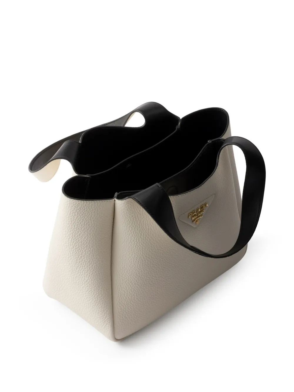 Shop Prada Small Leather Tote Bag