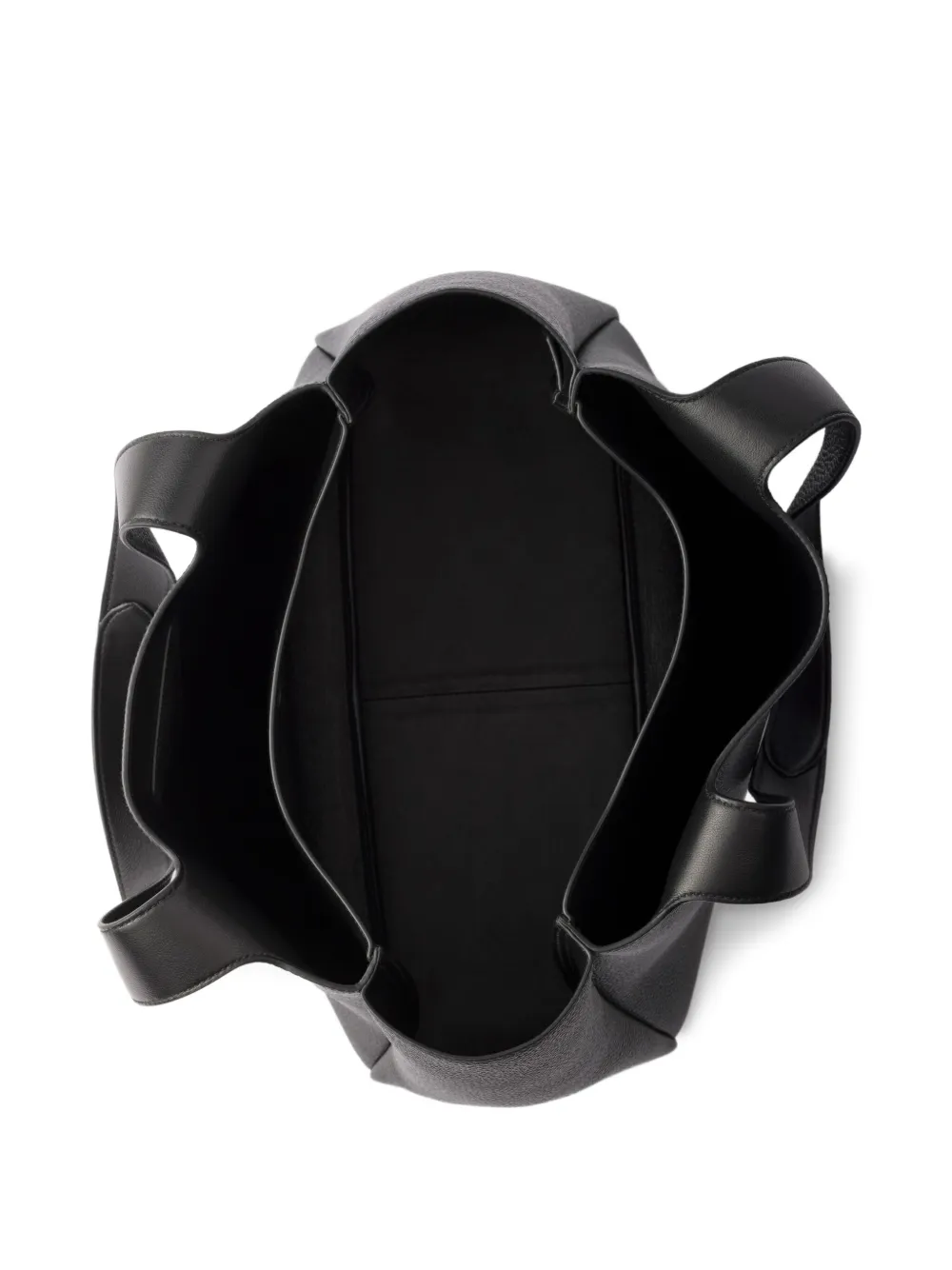 Shop Prada Medium Leather Tote Bag