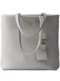 Prada large leather tote bag - Green