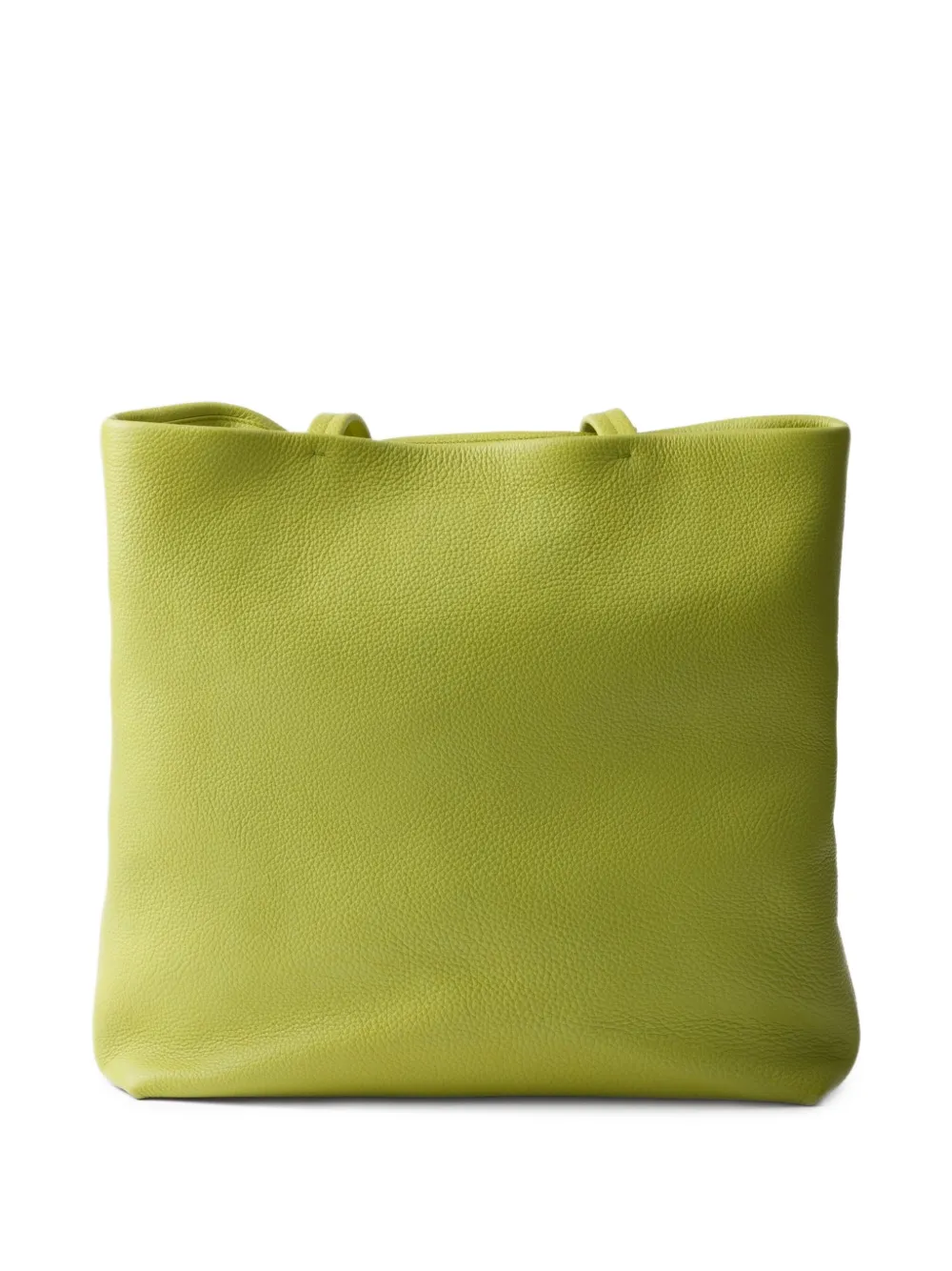 Prada Leren shopper Groen