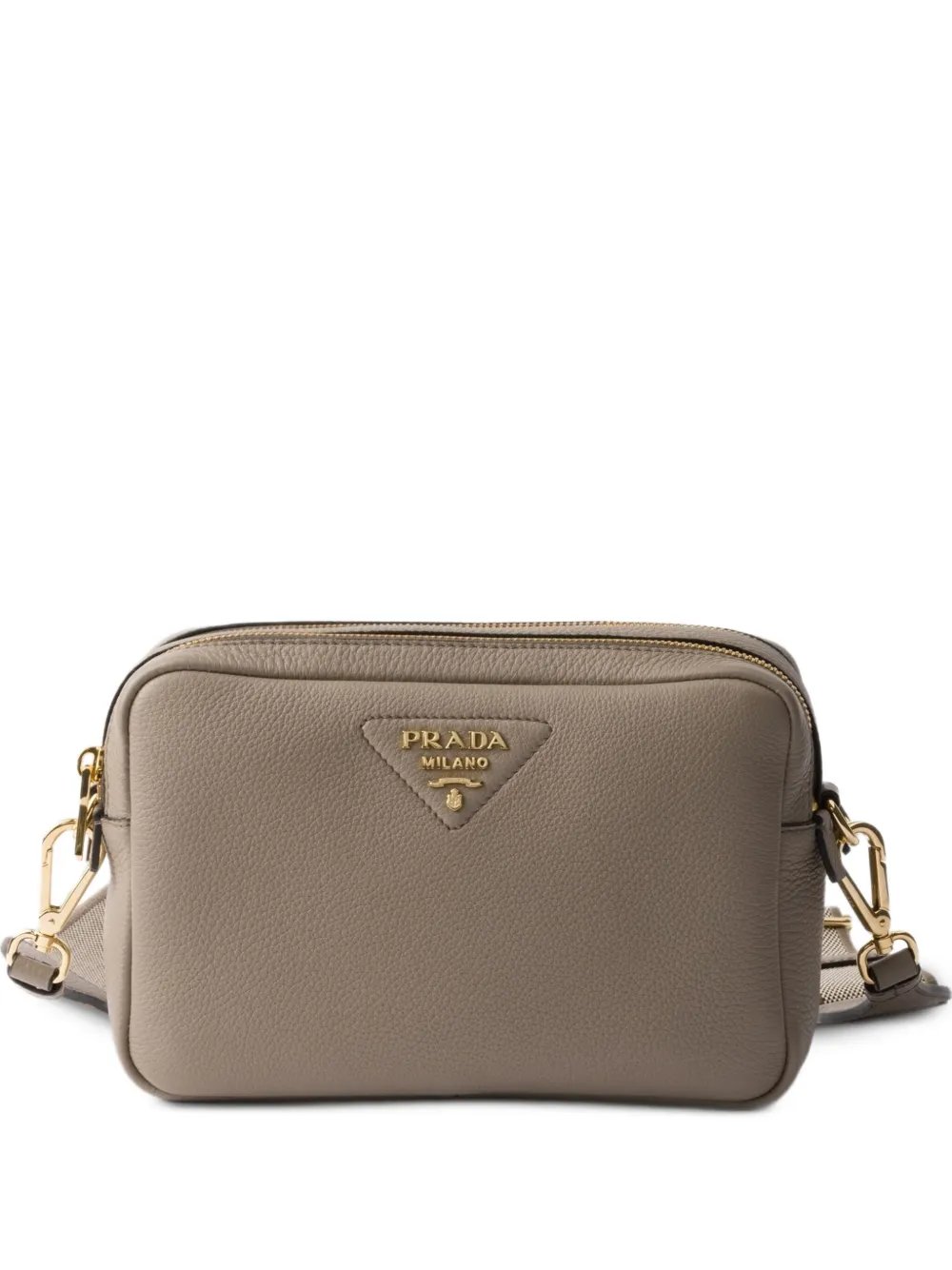 Prada Leren schoudertas Bruin