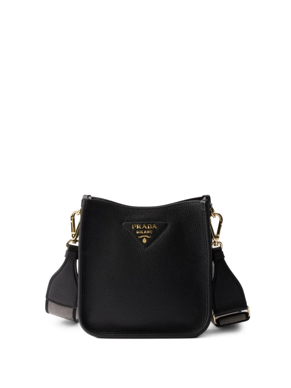 Prada mini leather shoulder bag | Black | Image 1