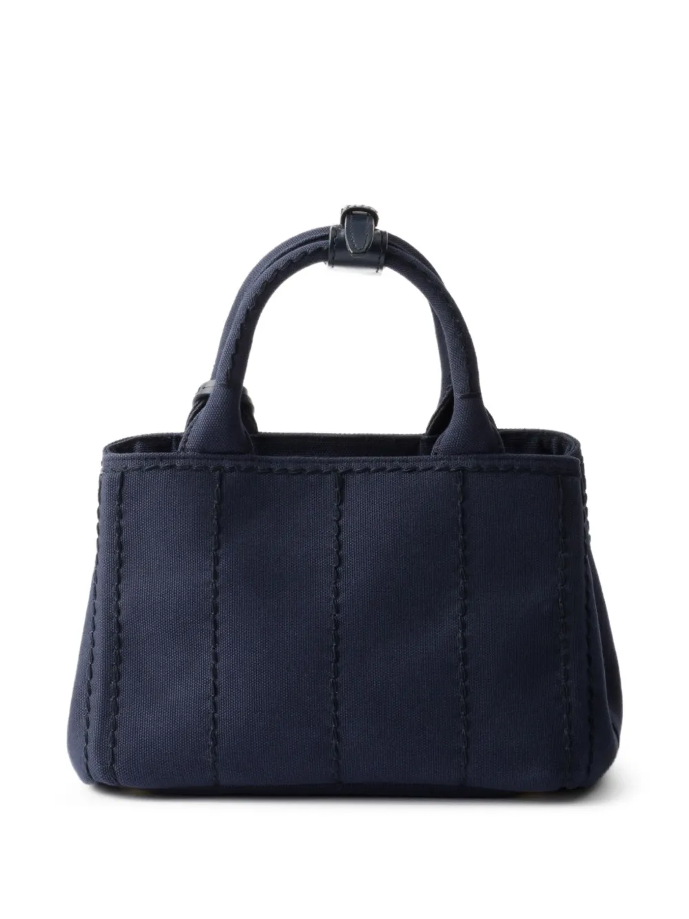 Prada mini canvas tote bag - Blauw
