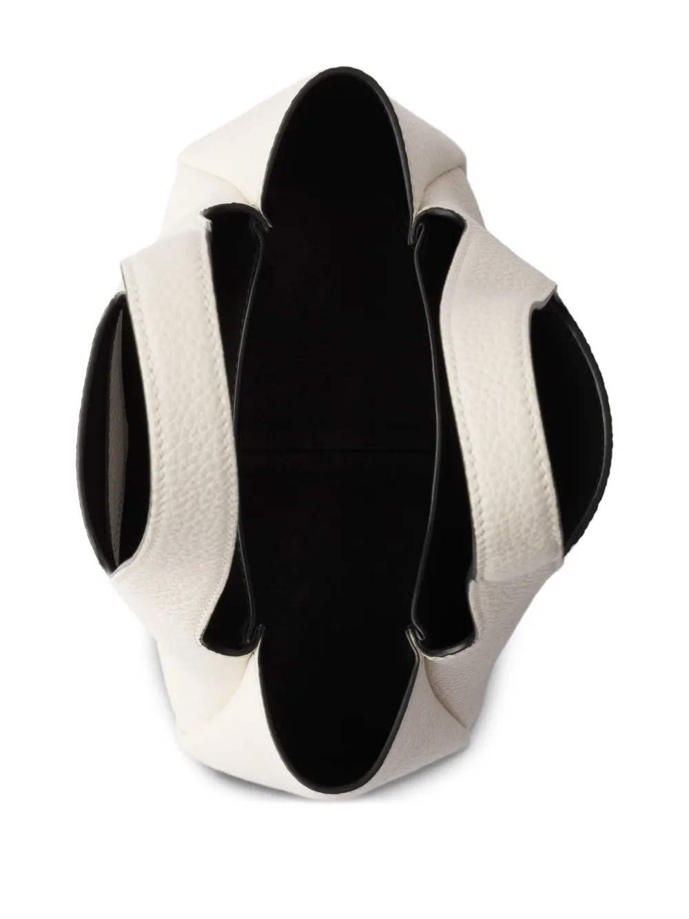 Prada Kleine leren shopper Wit