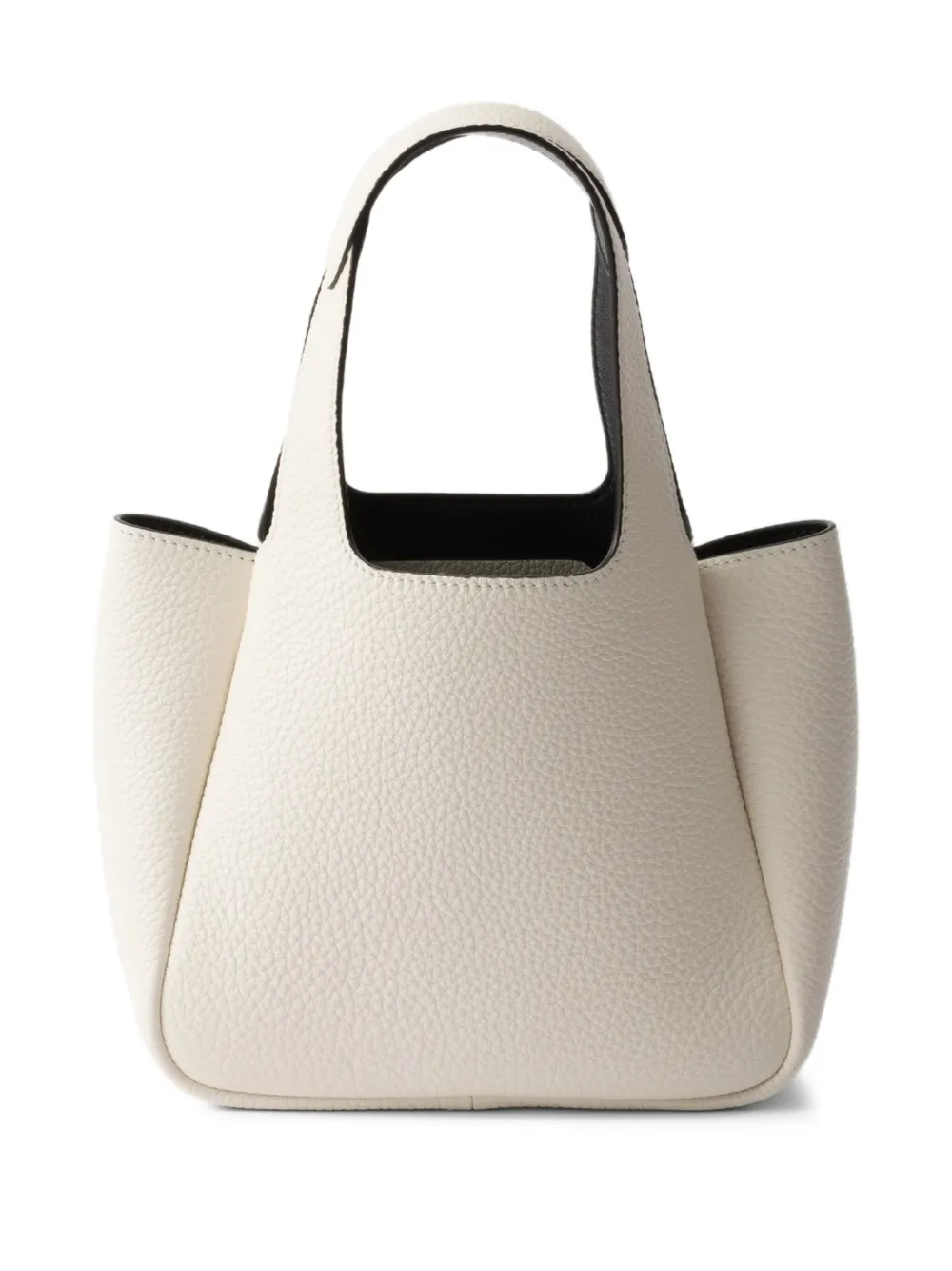 Prada mini leather tote bag - Wit