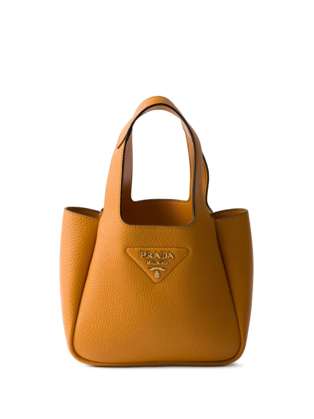 Prada Leren mini tas Oranje