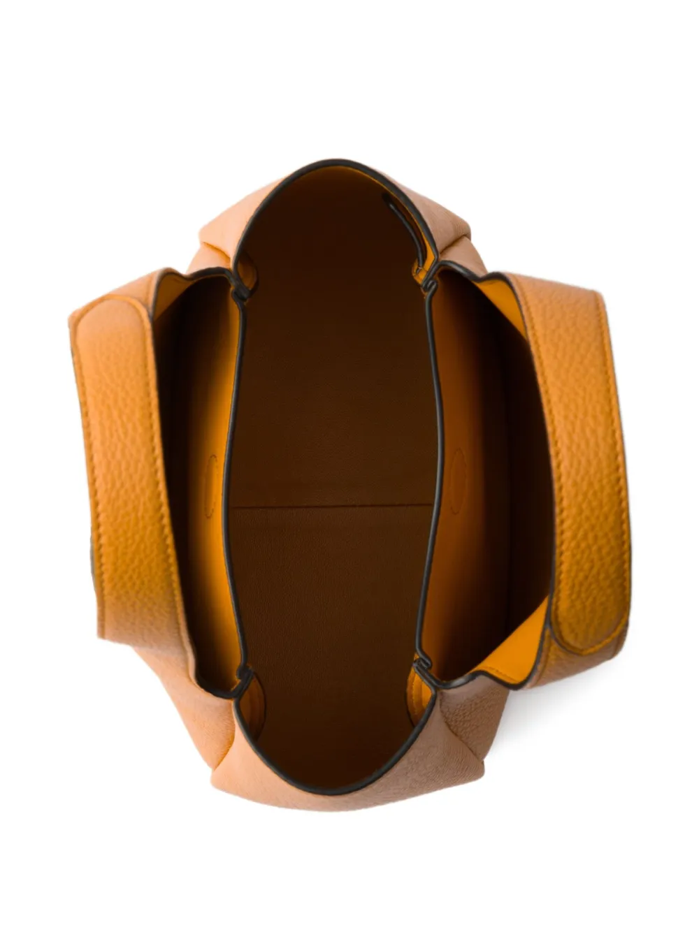 Prada Leren mini tas Oranje