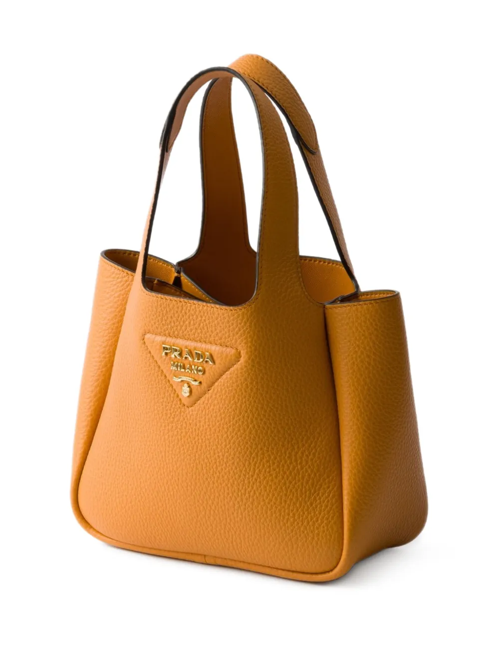 Prada Leren mini tas Oranje
