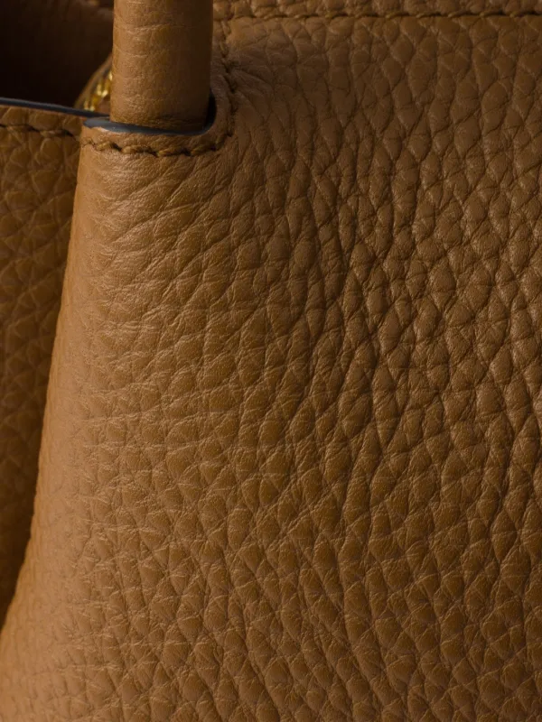 Prada レザー ミニバッグ | ブラウン | FARFETCH JP