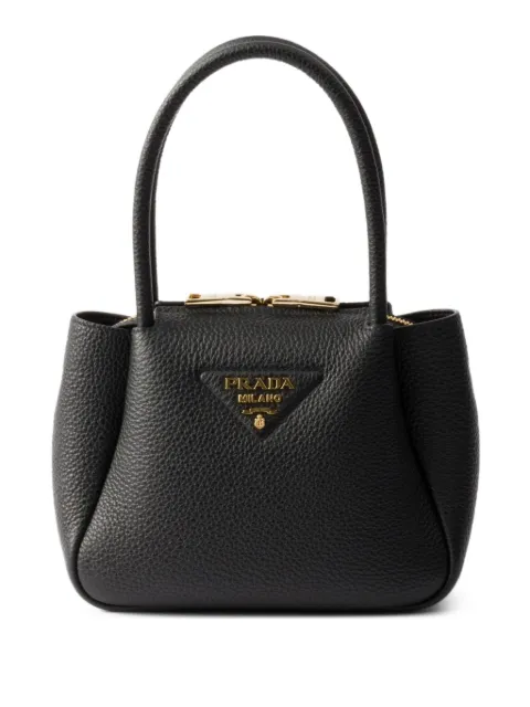 Prada mini leather tote bag