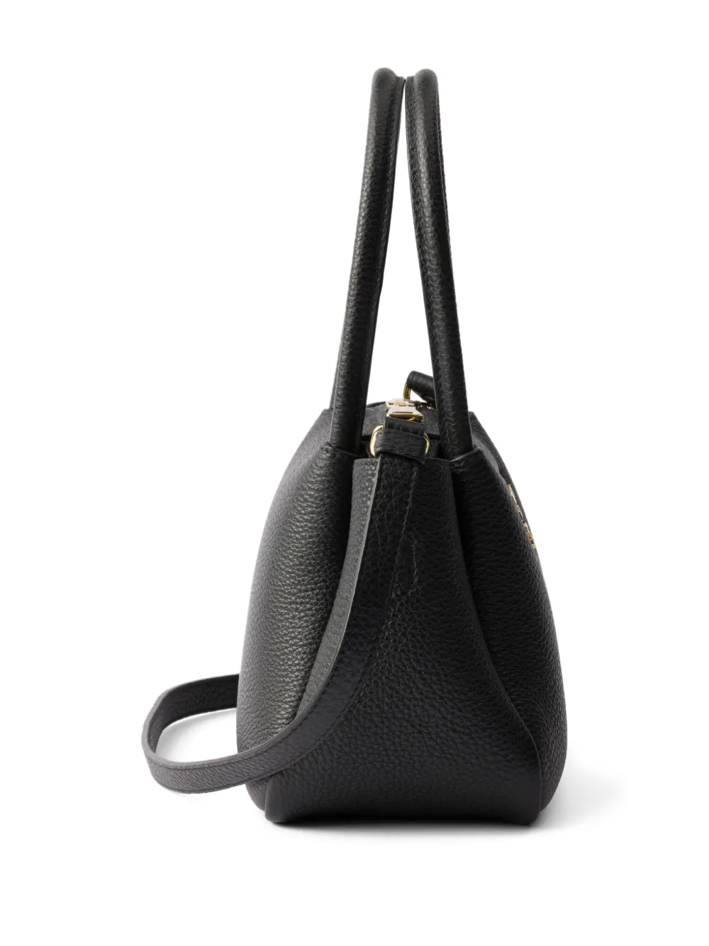 Prada Kleine leren shopper Zwart