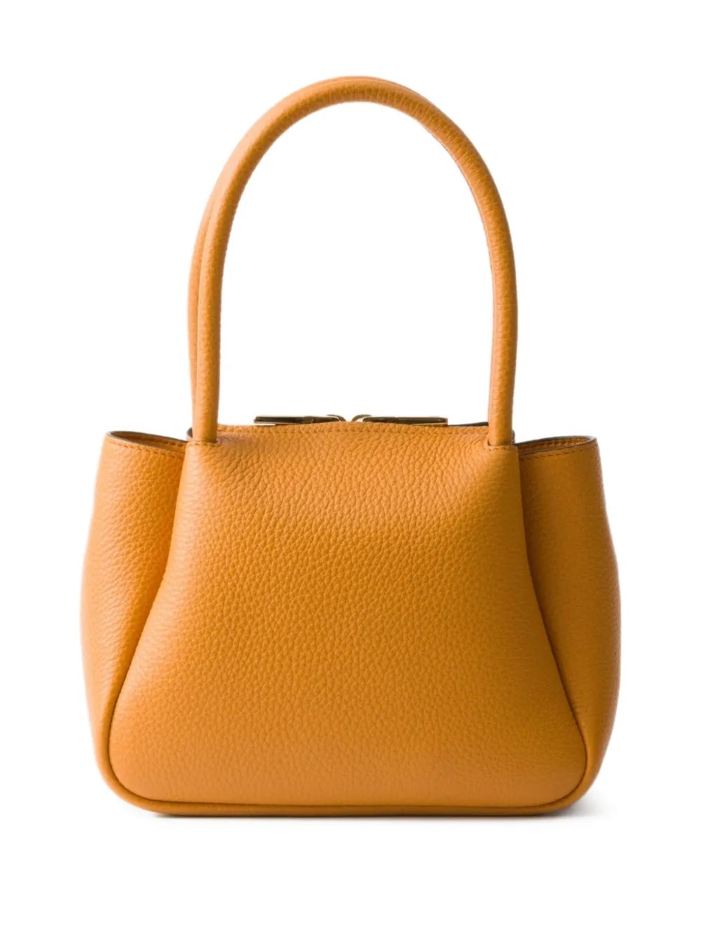 Prada mini leather tote bag - Bruin