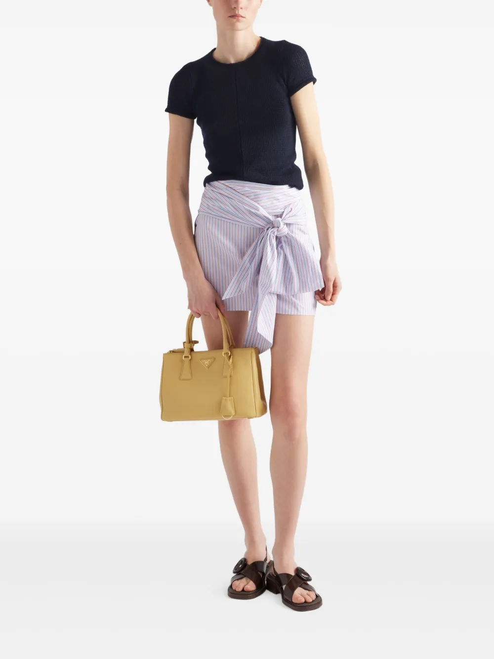 Prada Galleria medium shopper Geel