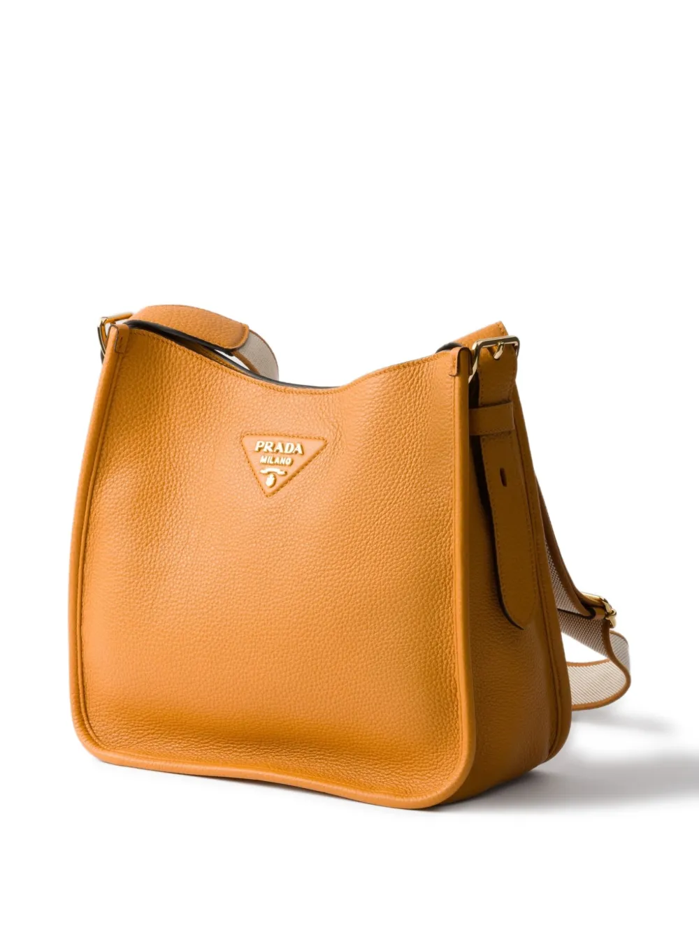 Prada Leren schoudertas Oranje