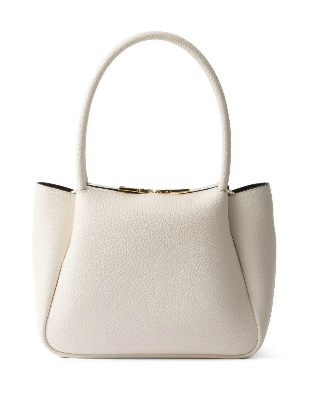 Prada small leather tote bag - Wit
