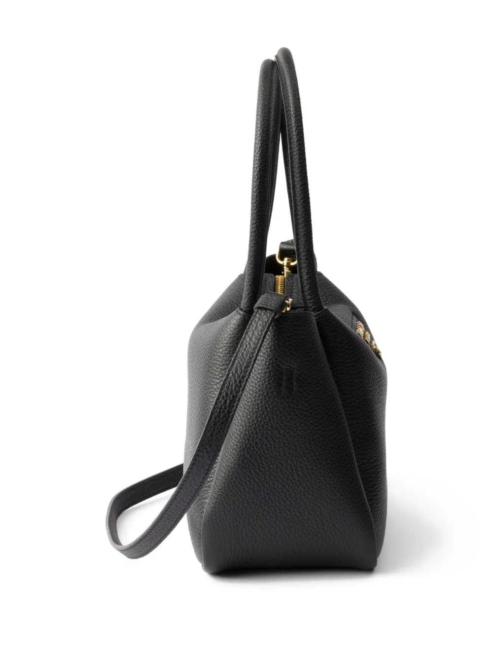 Shop Prada Small Leather Tote Bag