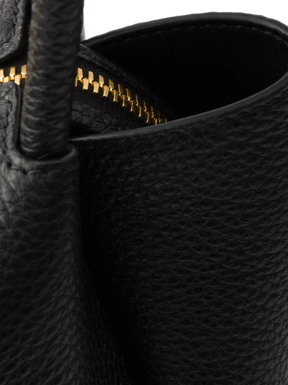 Shop Prada Small Leather Tote Bag