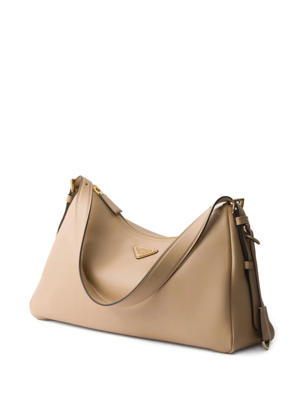 Prada Aimée Grosse Schultertasche Aus Leder