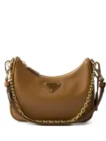Prada Re-Edition leather shoulder bag - Brown