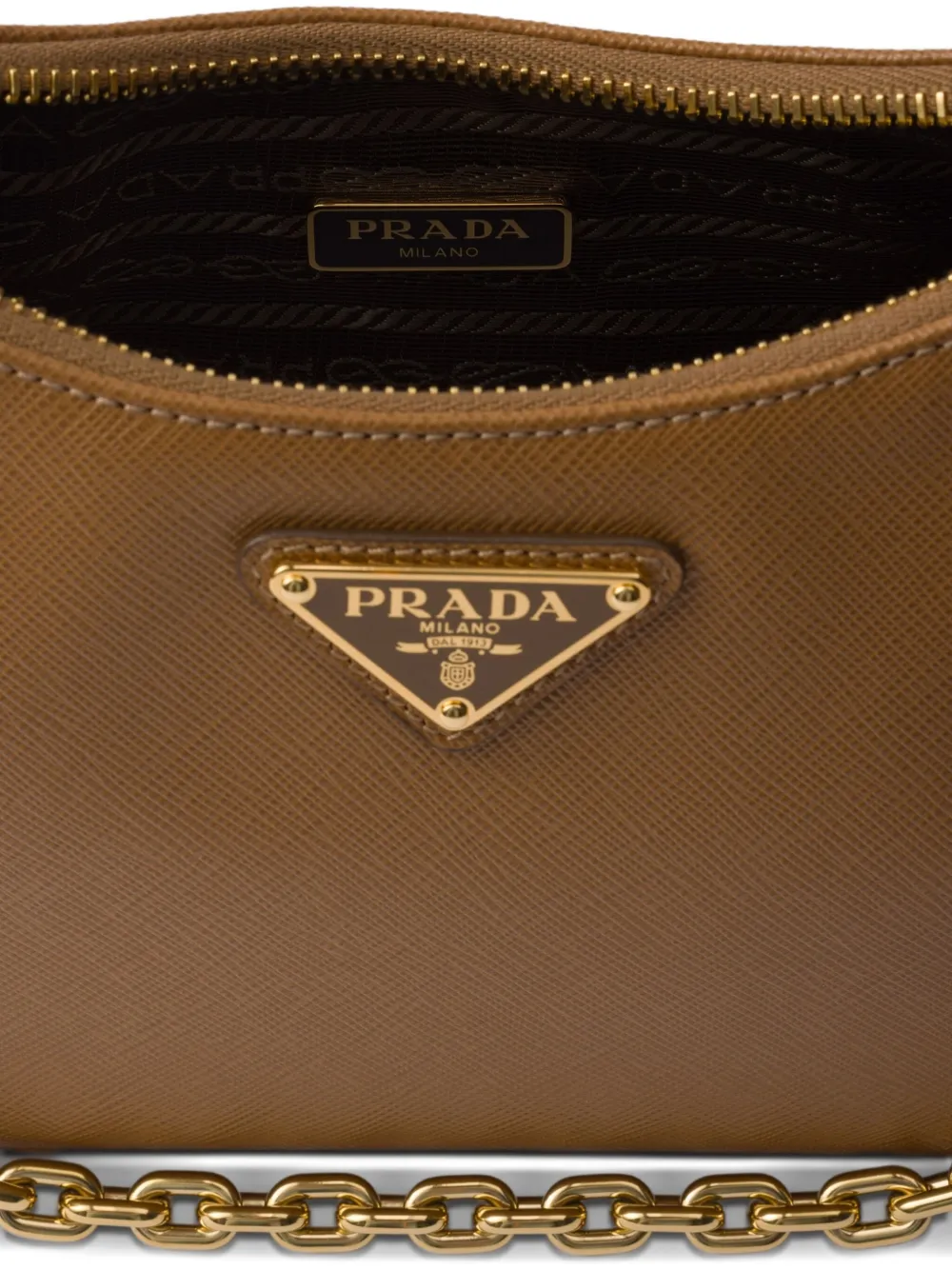 Prada Zipper Shoulder Bag