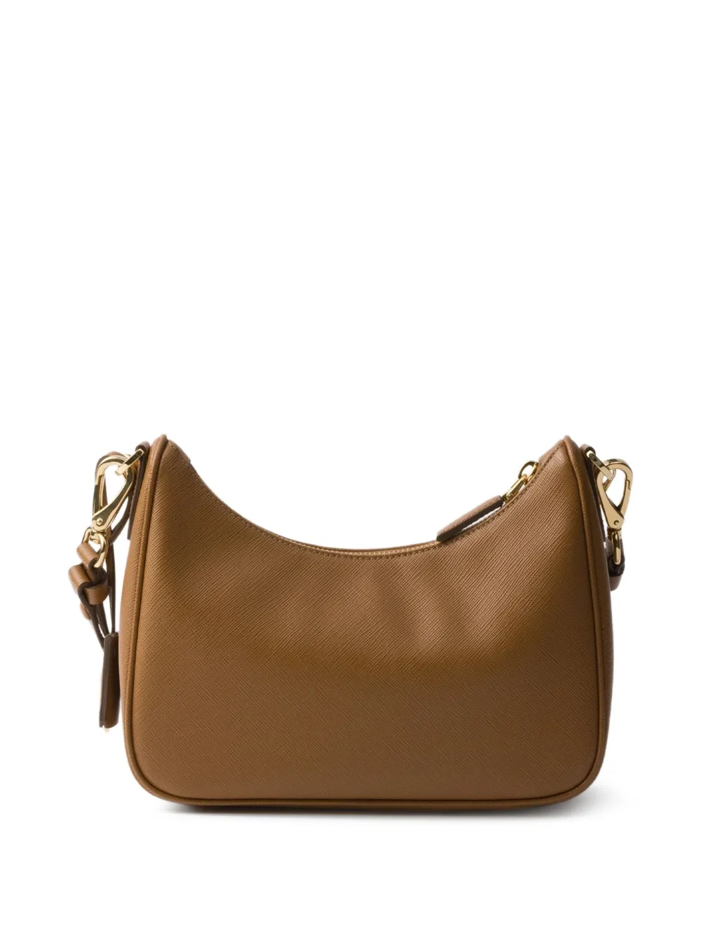 Prada Re-Edition leather shoulder bag - Bruin