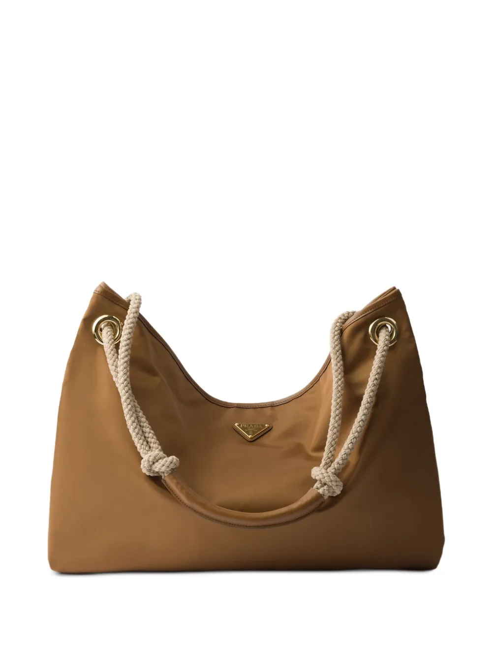 Prada Grote Mariner schoudertas Bruin