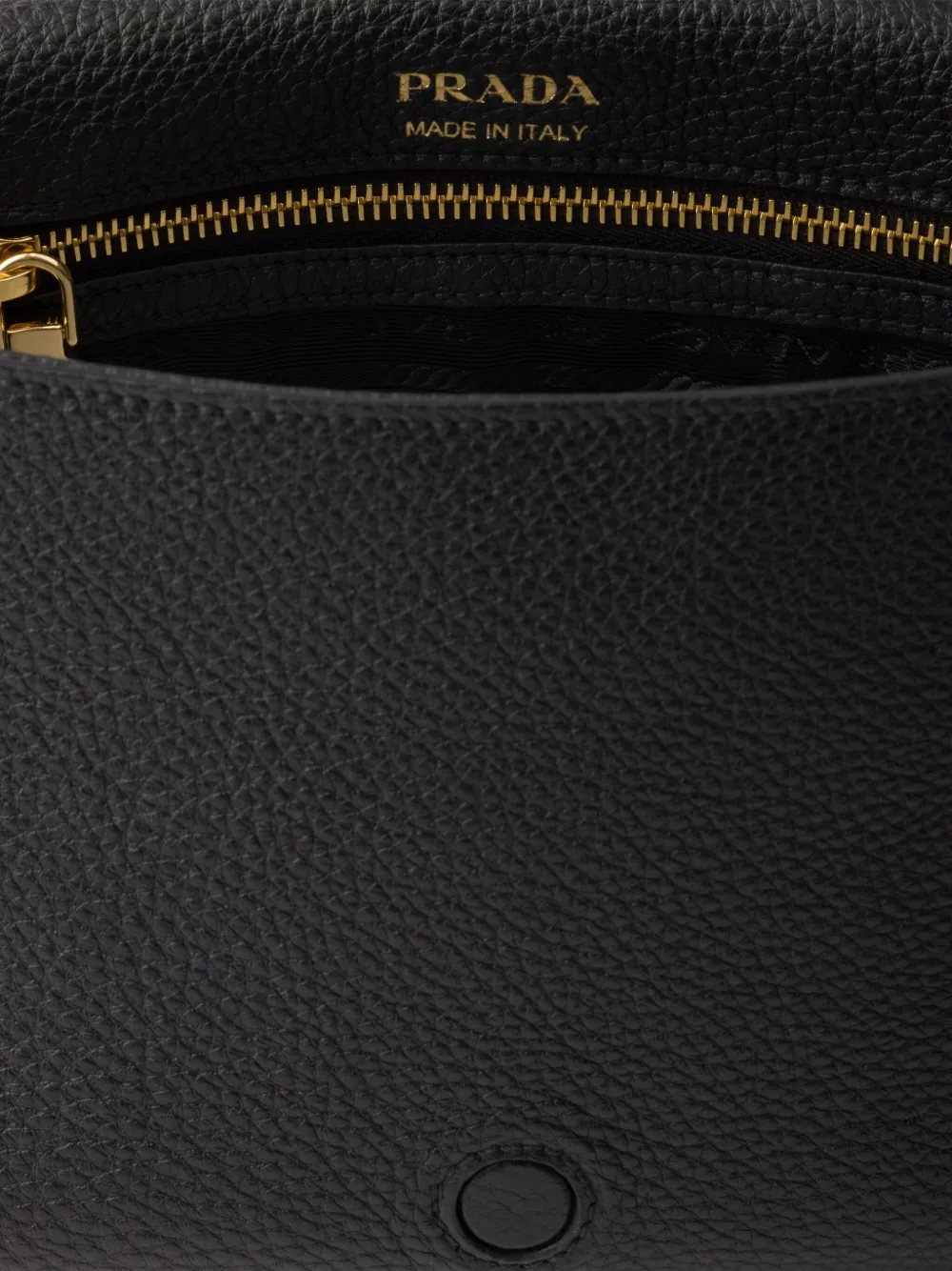 Prada Flap Soft Leather Shoulder Bag