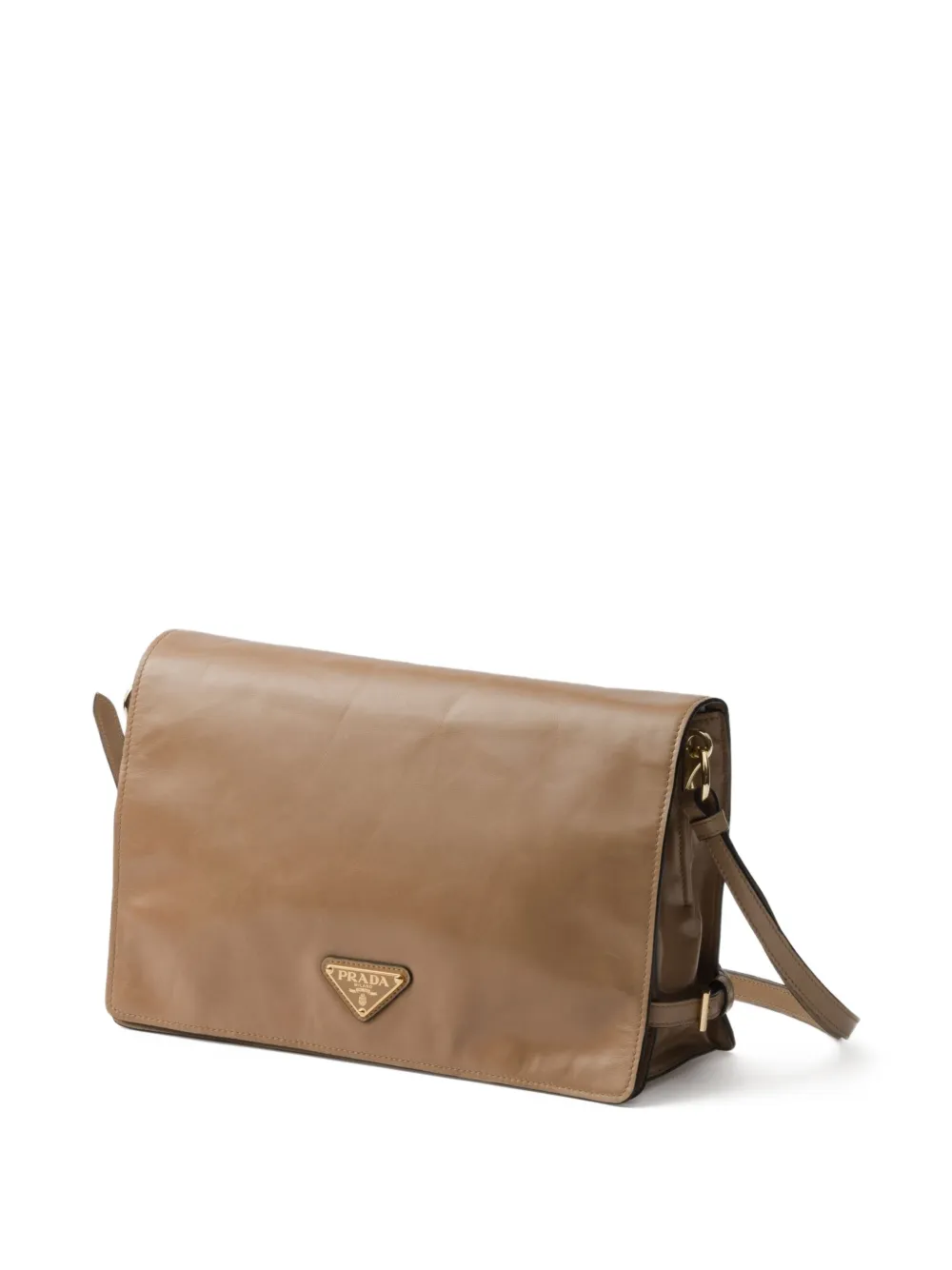 Shop Prada Medium Leather Shoulder Bag