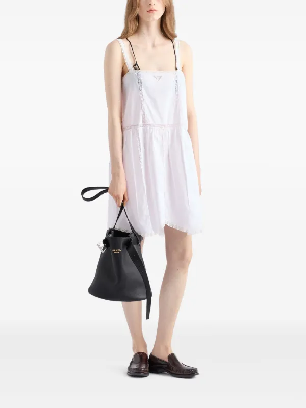 Prada バックル バケットバッグ | ブラック | FARFETCH JP