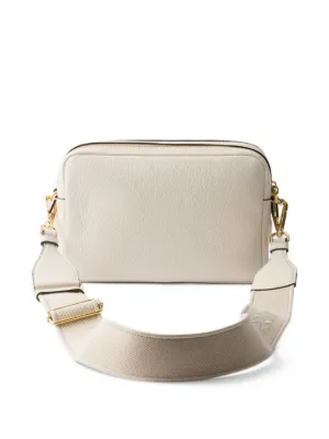 Prada レザー ショルダーバッグ | ホワイト | FARFETCH JP