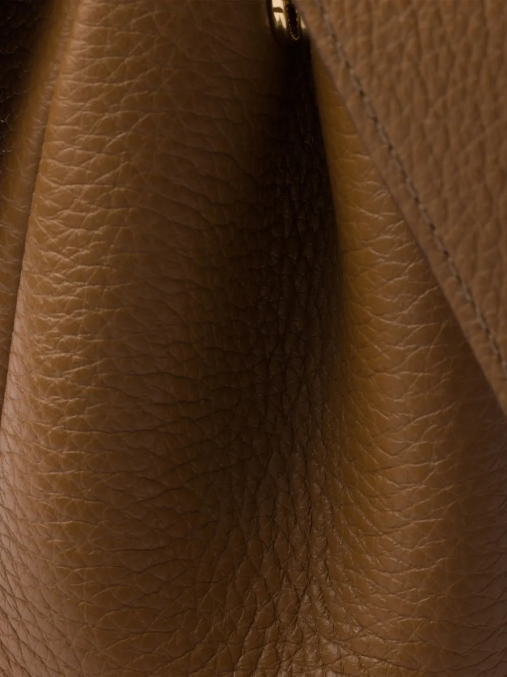 Prada Leren schoudertas Bruin