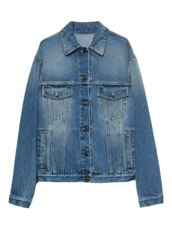Prada Light Denim Zipper Jacket | Saks Fifth Avenue
