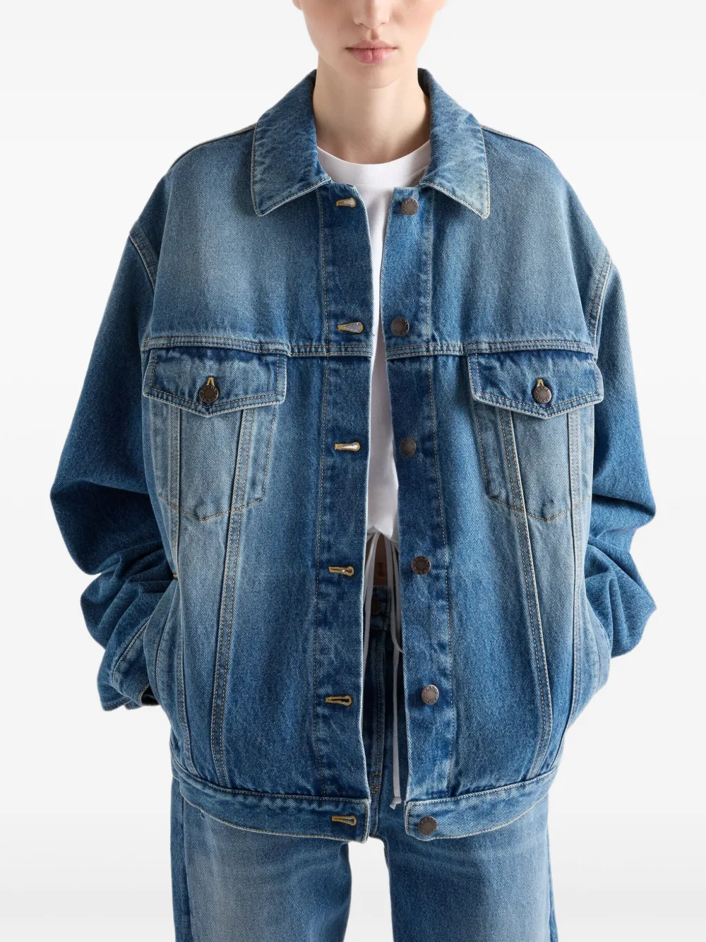 Prada Denim jack F0V3N LIGHT BLUE