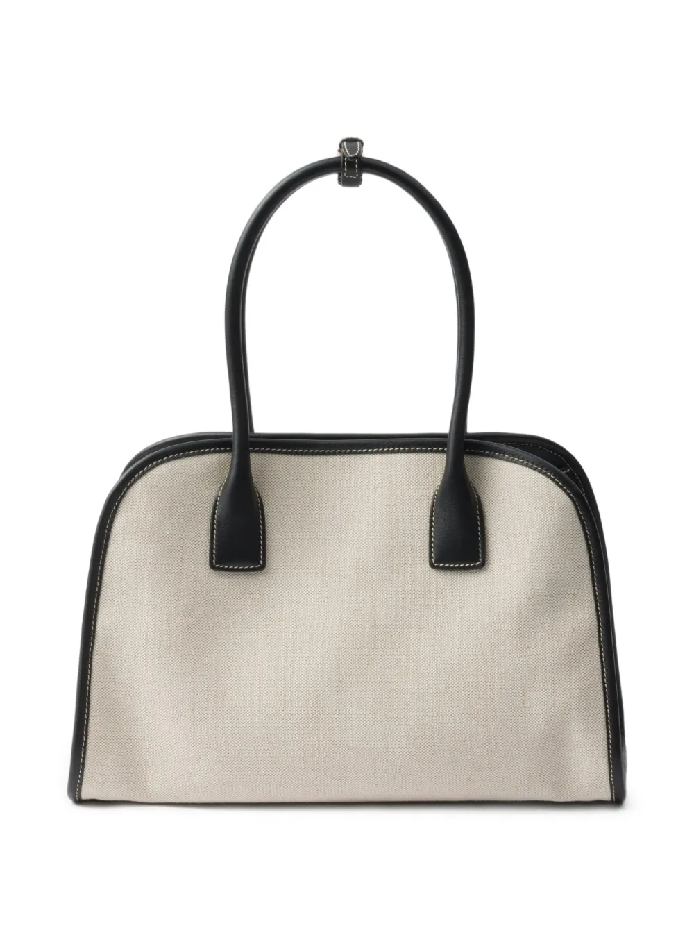Prada medium linen-blend tote bag - Beige