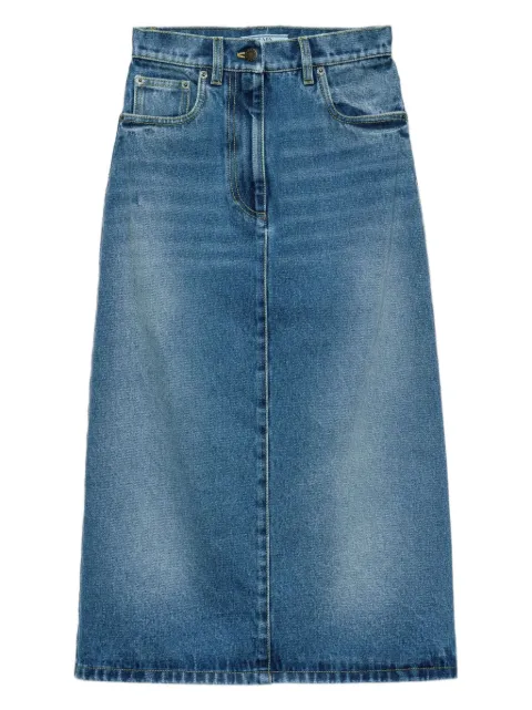 Prada Midirock aus Denim