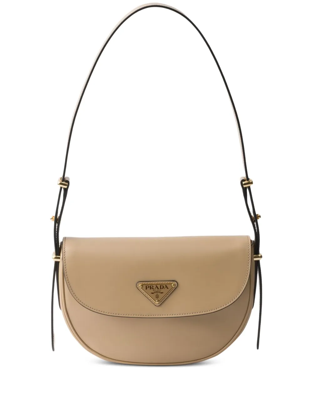 Prada Arqué leather shoulder bag | Neutrals | Image 1