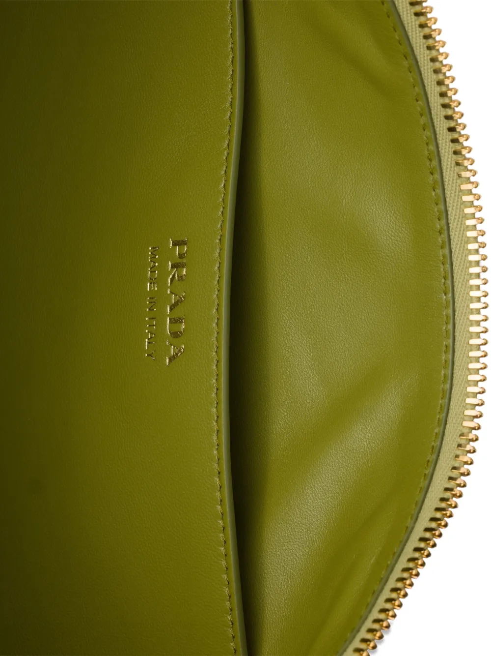 Prada Grote Demi Lune schoudertas Groen