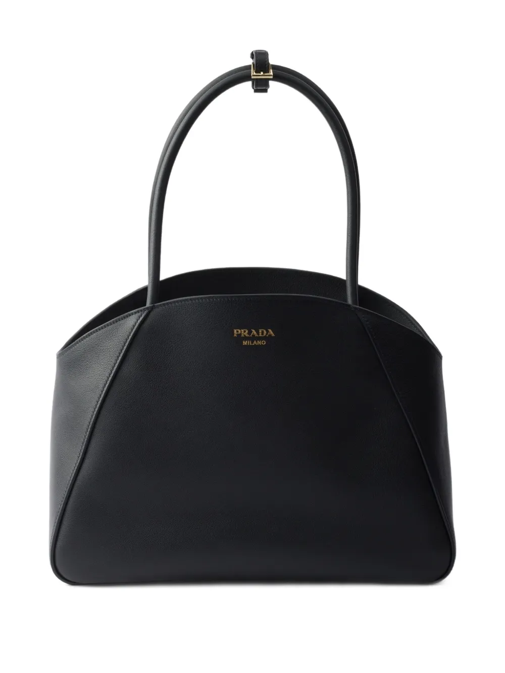 Prada Leren shopper Zwart