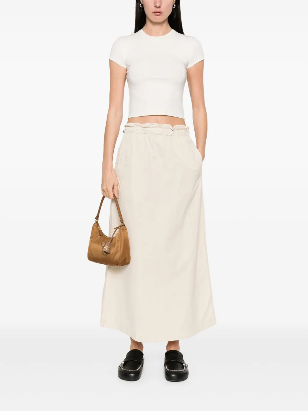 Woolrich Katoenen maxi-rok - Beige