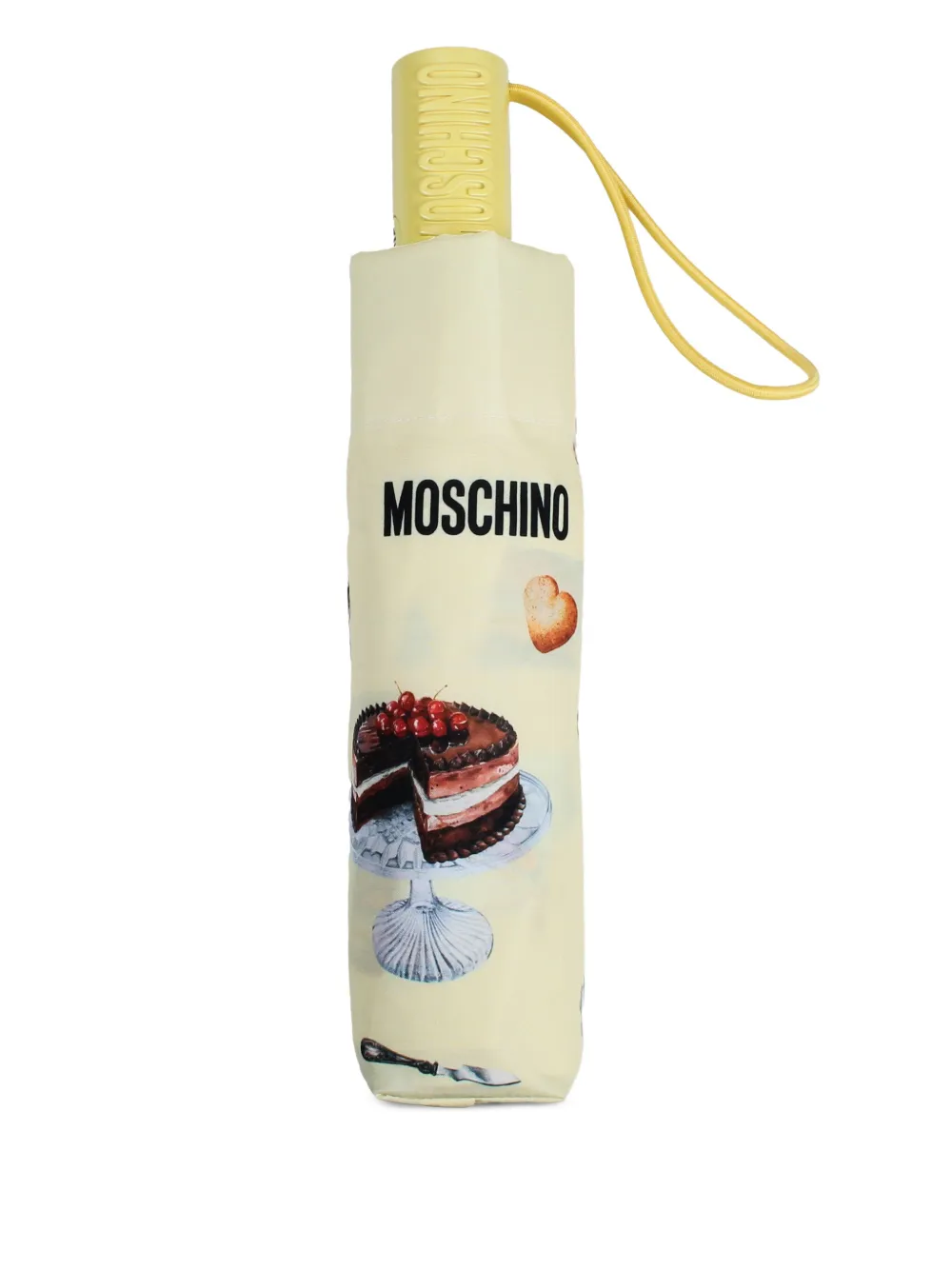 Moschino Paraplu met print Beige