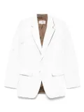MM6 Maison Margiela cracked-paint blazer - White