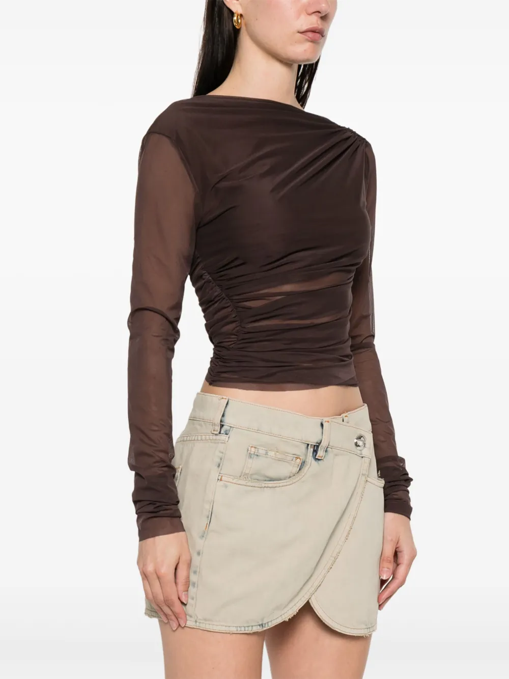THE ANDAMANE Vinicia top Bruin