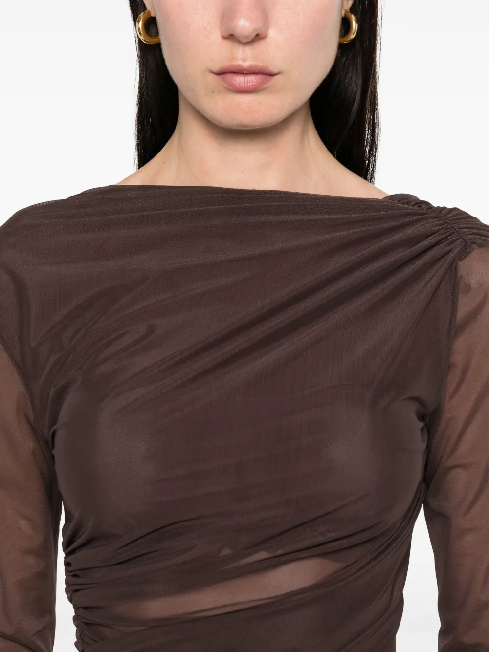 THE ANDAMANE Vinicia top Bruin