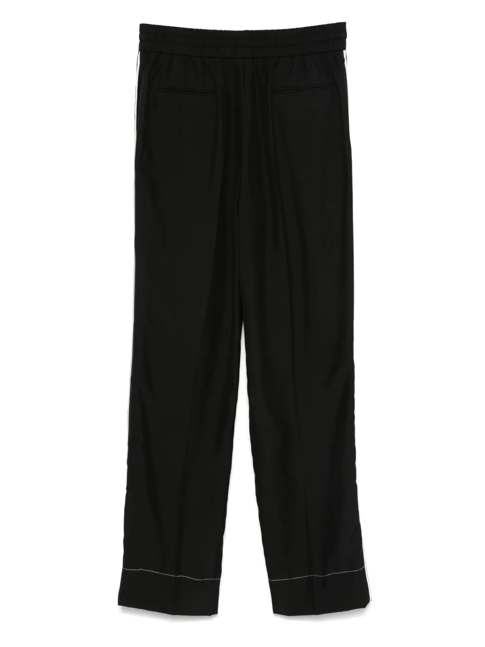 Brioni silk trousers Zwart