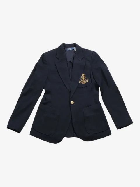 Polo Ralph Lauren crest-embellished blazer