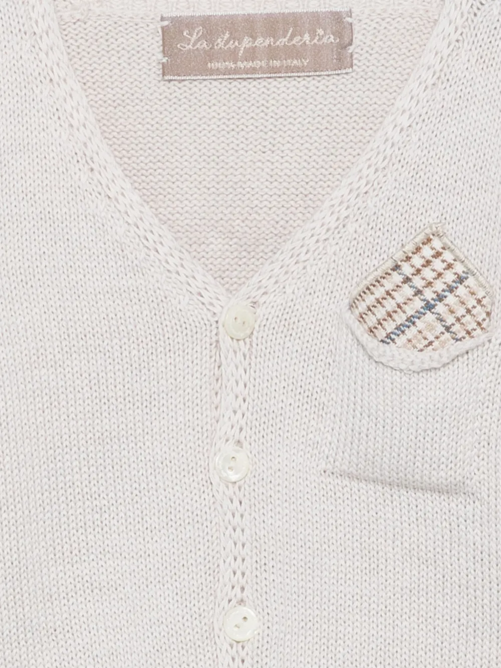 La Stupenderia cotton cardigan Beige