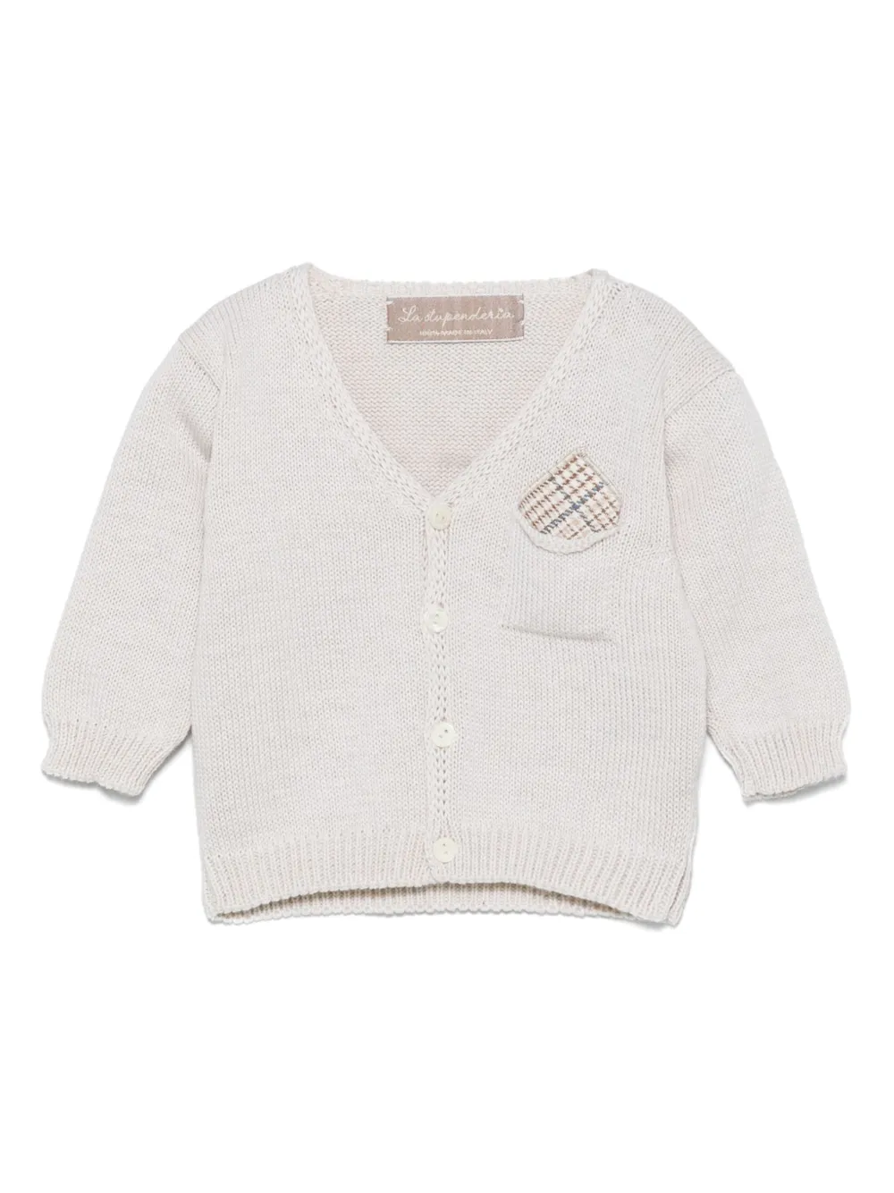La Stupenderia cotton cardigan Beige