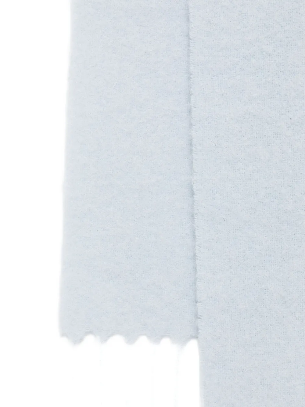 Jacquemus Light Blue Scarf In Wool With Label With Logo In Gray